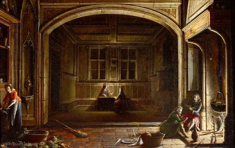 Christ With Nicodemus — Hendrick Van The Younger Steenwyck