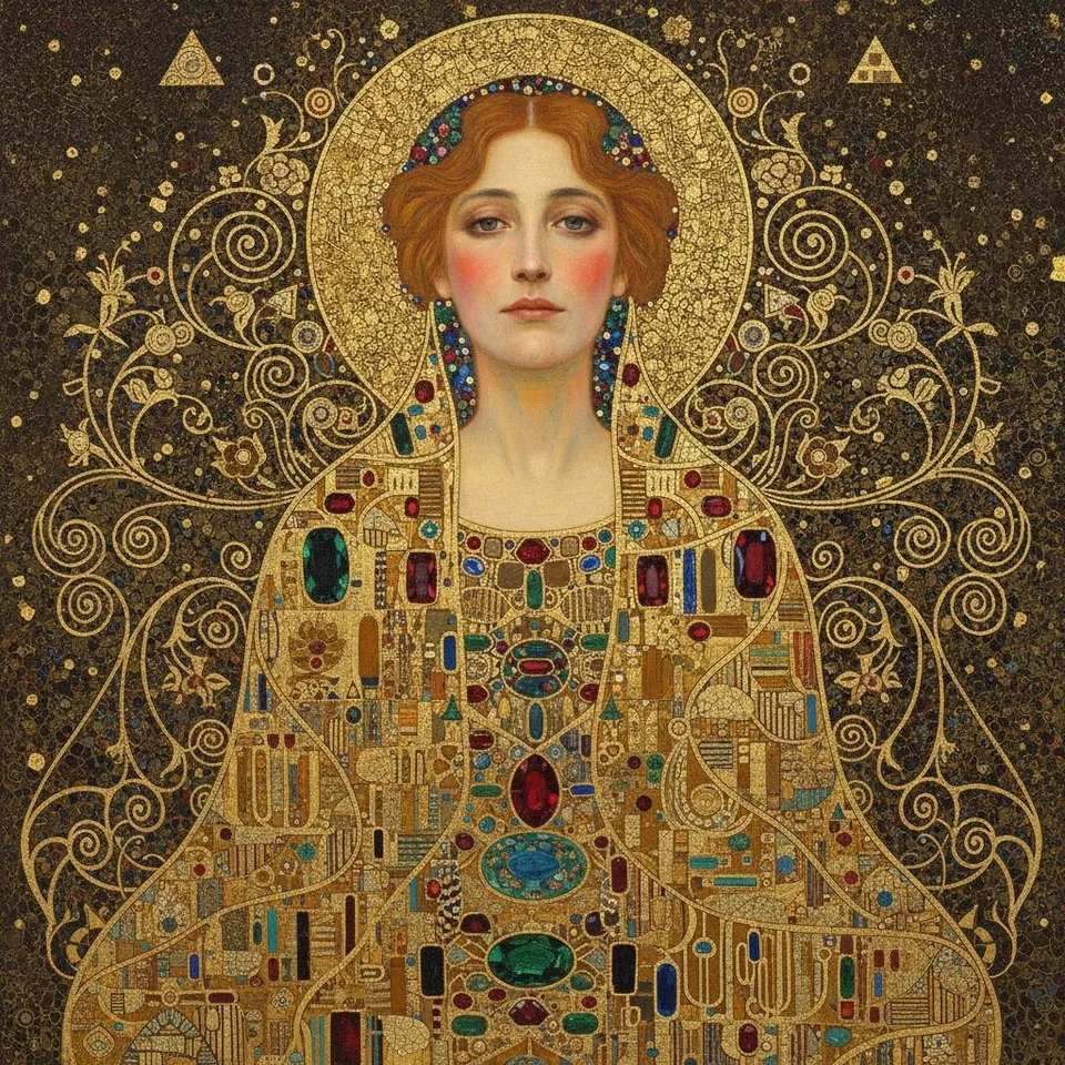 The Gilded Sovereign: An Eternal Radiance In Gold And Gemstone — Jacques Villedieu