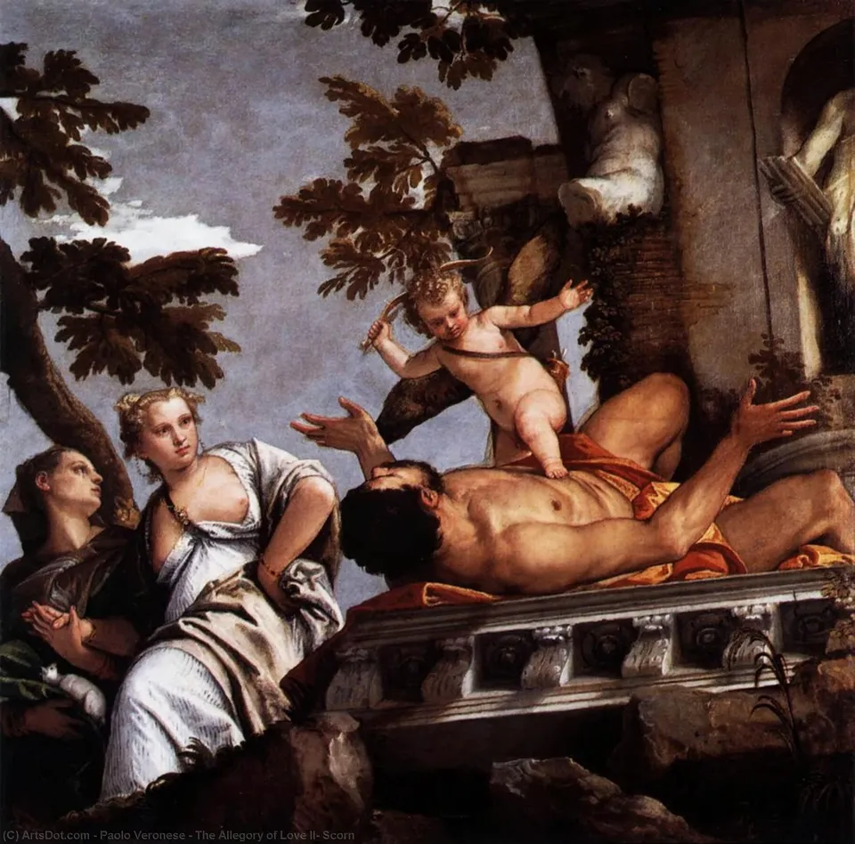 The Allegory Of Love Ii: Scorn — Паоло Веронезе