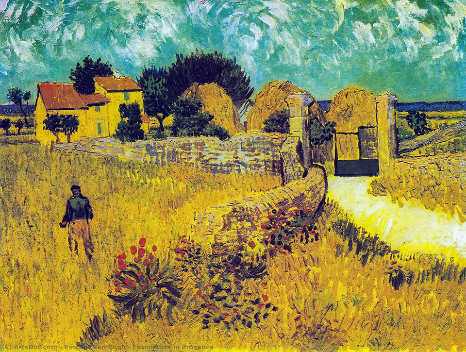 Ферма В Провансе — Vincent Willem Van Gogh