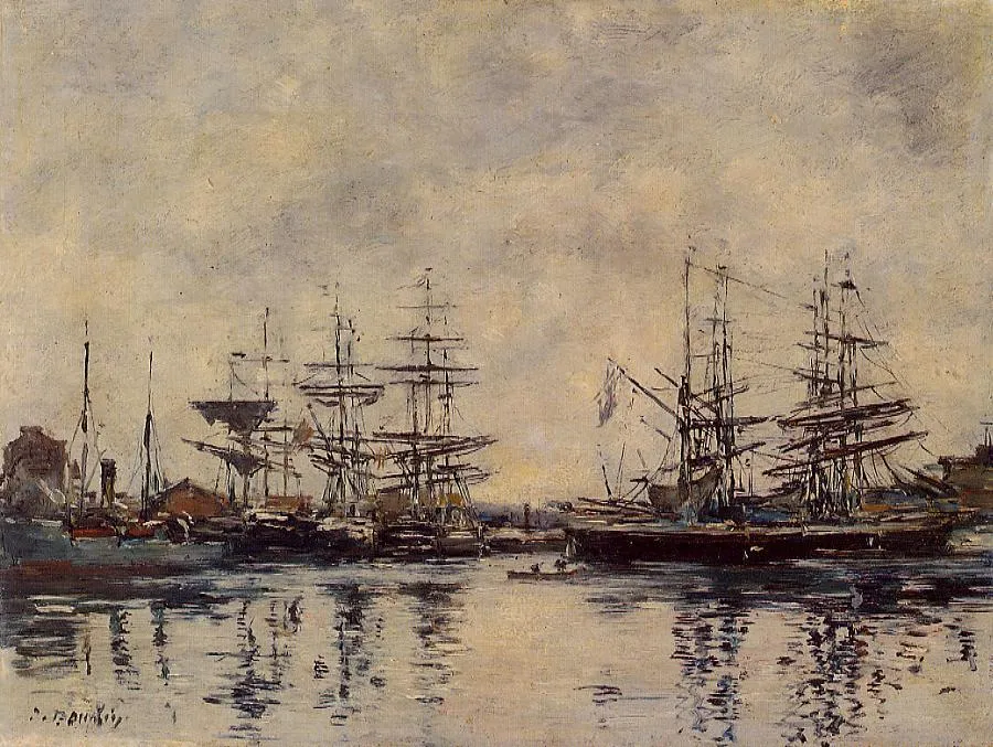 Deauville, The Harbor — Эвге́н Буден