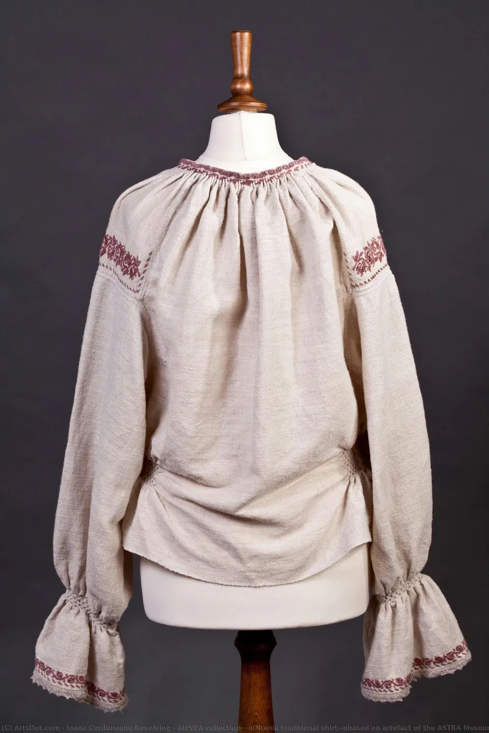 Aievea Collection; \noltenia Traditional Shirt;\nbased On Artefact Of The Astra Museum — Ioana Corduneanu Revolving