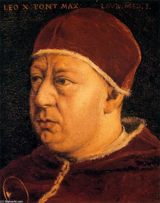 Pope Leo X — Агноло Бронзино