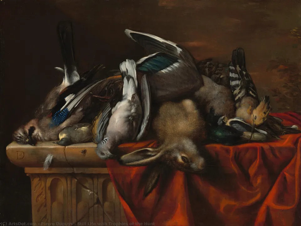 Still Life With Trophies Of The Hunt — Pierre Dupuys