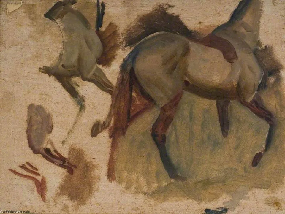Study Of A Horse With Anatomical Parts (recto) — Маннингс