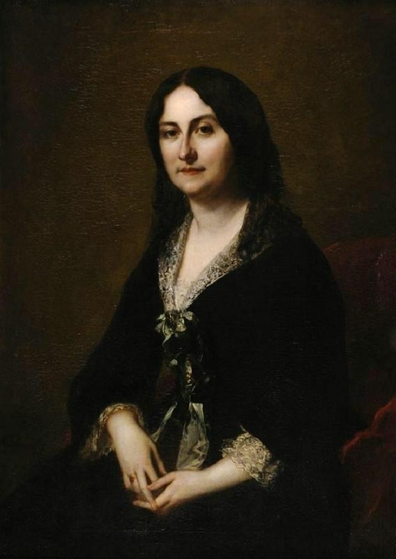 Portrait De La Marquise De Blocqueville — Louis-gustave Ricard