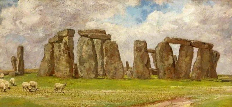 Stonehenge From The South East, Wiltshire — Edgar Barclay