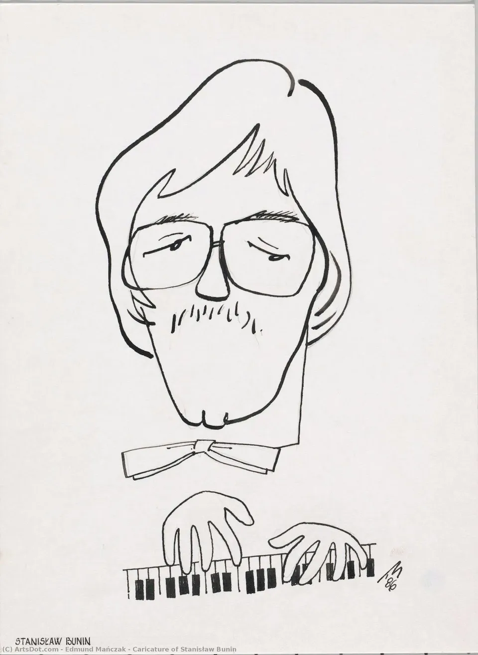 Caricature Of Stanisław Bunin — Edmund Mańczak