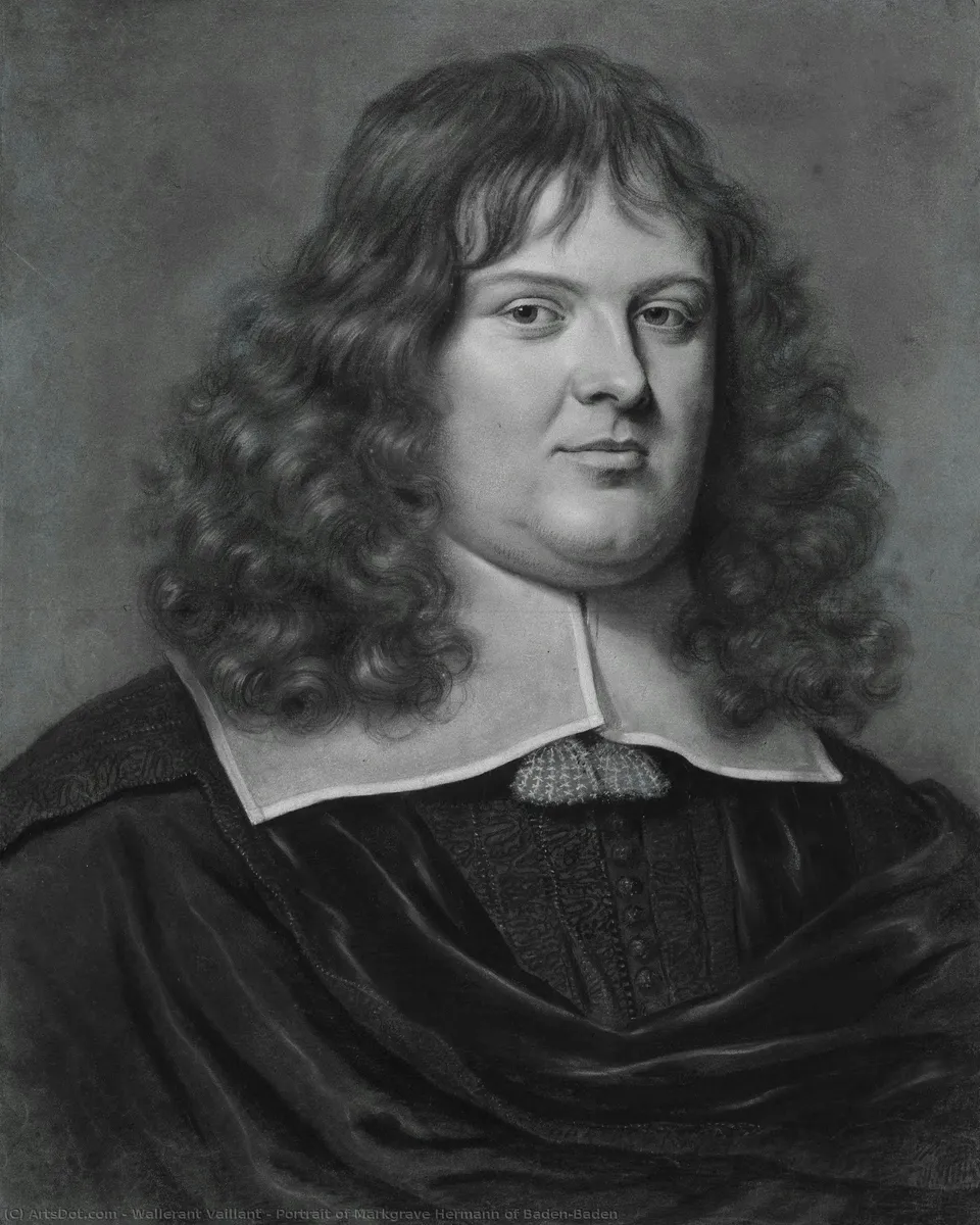 Portrait Of Markgrave Hermann Of Baden-baden — Wallerant Vaillant