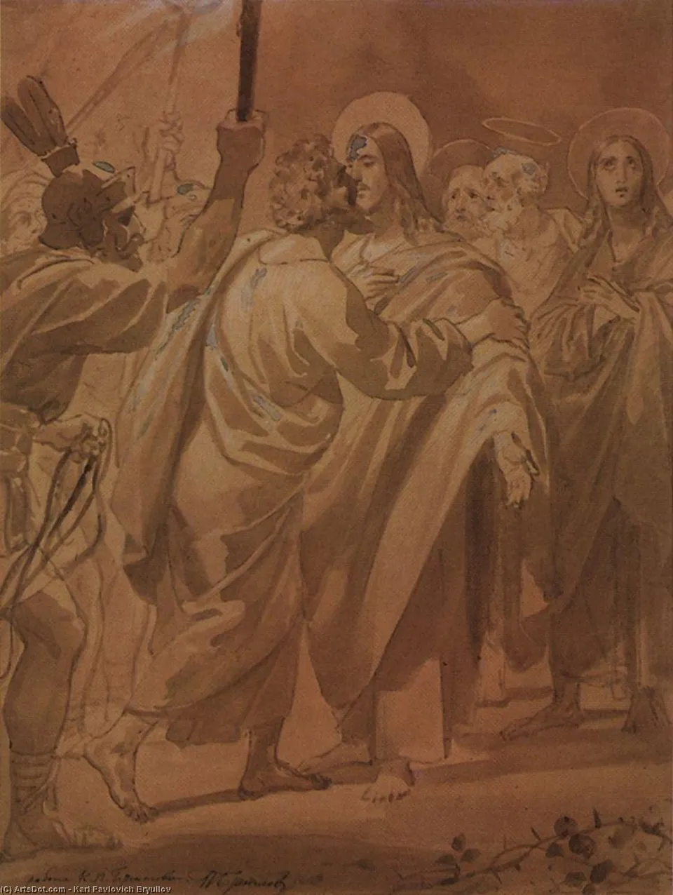 The Judas Kiss — Karl Pavlovich Bryullov