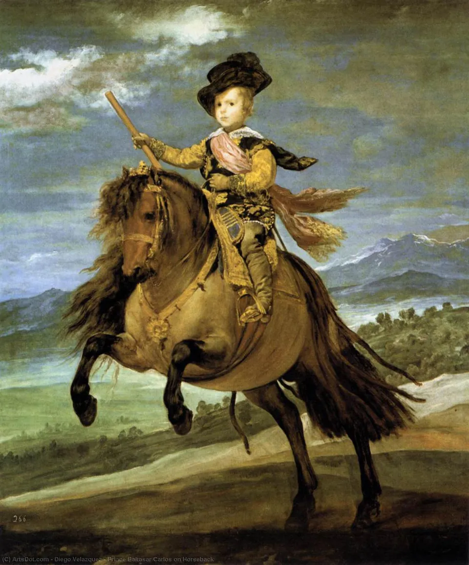 Prince Baltasar Carlos On Horseback — Диего Родригес Де Сильва И Веласкес