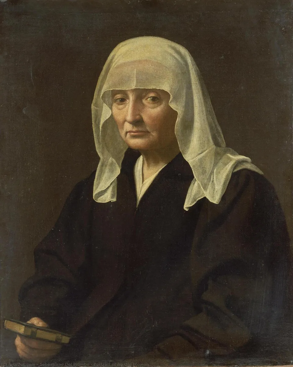 Portrait Of An Old Woman — Себастьяно Даль Пиомбо