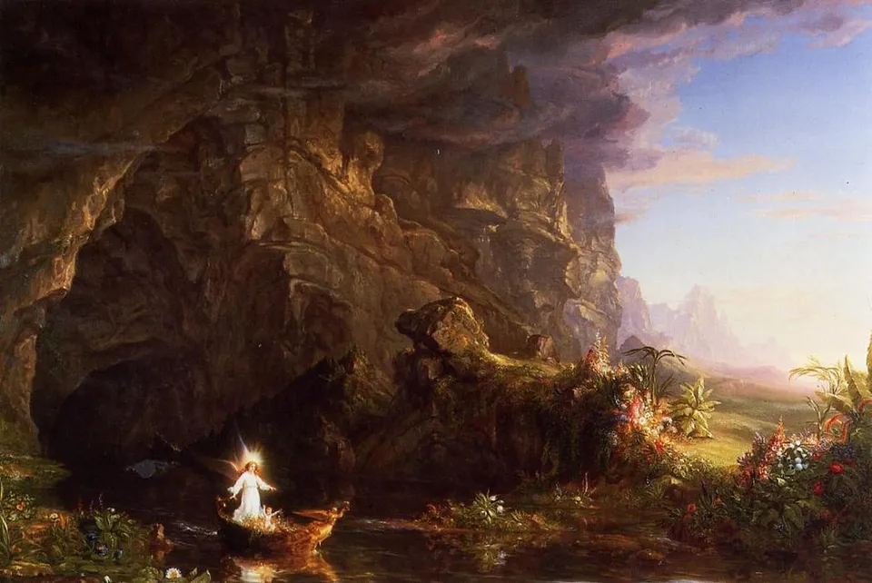 The Voyage Of Life: Childhood — Томас Коул