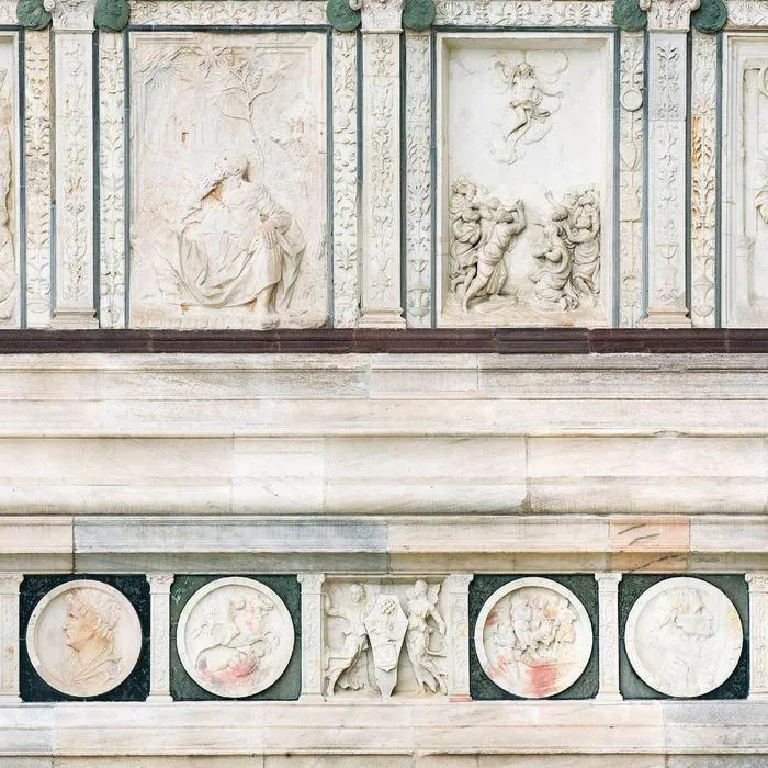 Façade Of The Church (detail) — Giovanni Antonio Amadeo