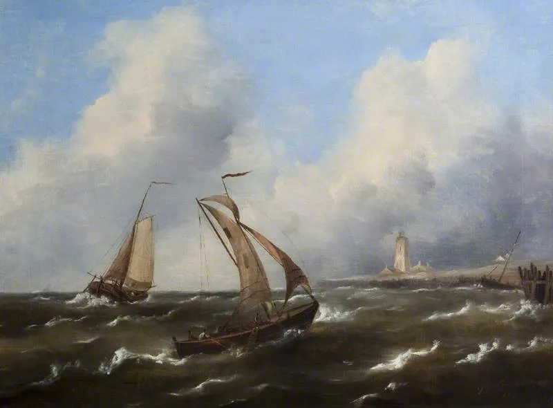 Fishing Vessels Off The Coast — Генри Хэтерингтон Эммерсон
