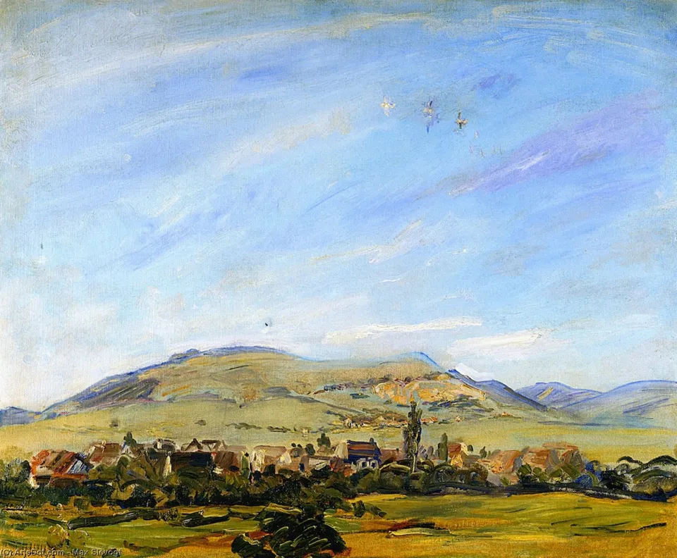 View From Godramstein Toward Frankweiler — Макс Слевogt