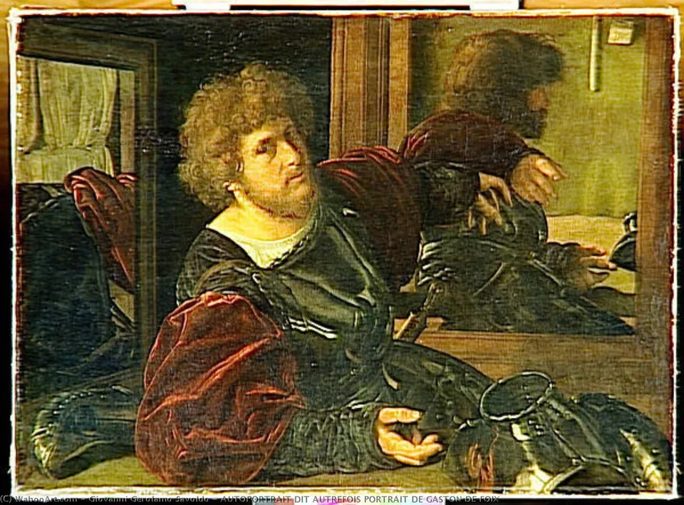 Autoportrait Dit Autrefois Portrait De Gaston De Foix — Джованни Джироламо Савольдо