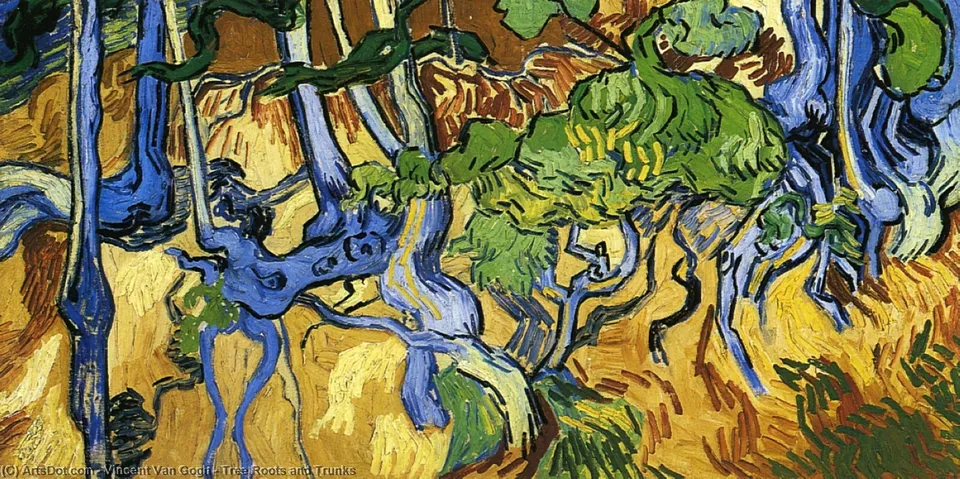 Дерево Корни И Стволы — Vincent Willem Van Gogh