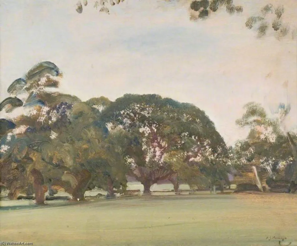 A Parkland Scene With Trees — Маннингс