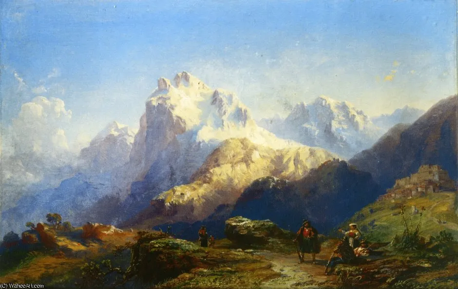 Il Gran Sasso D-italia — Carlo Bossoli