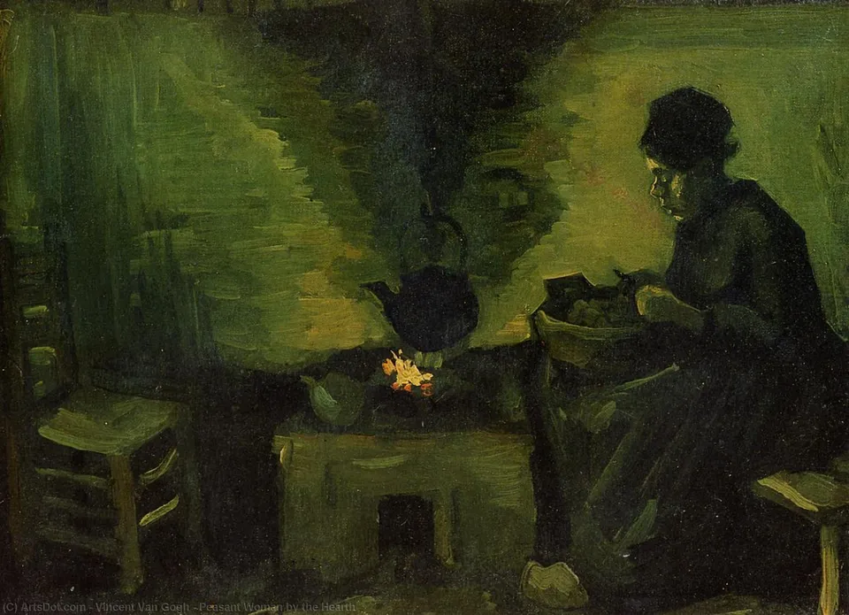 Женщина У Печи — Vincent Willem Van Gogh