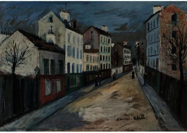 A Street In The Suburbs Of Paris — Утрилло