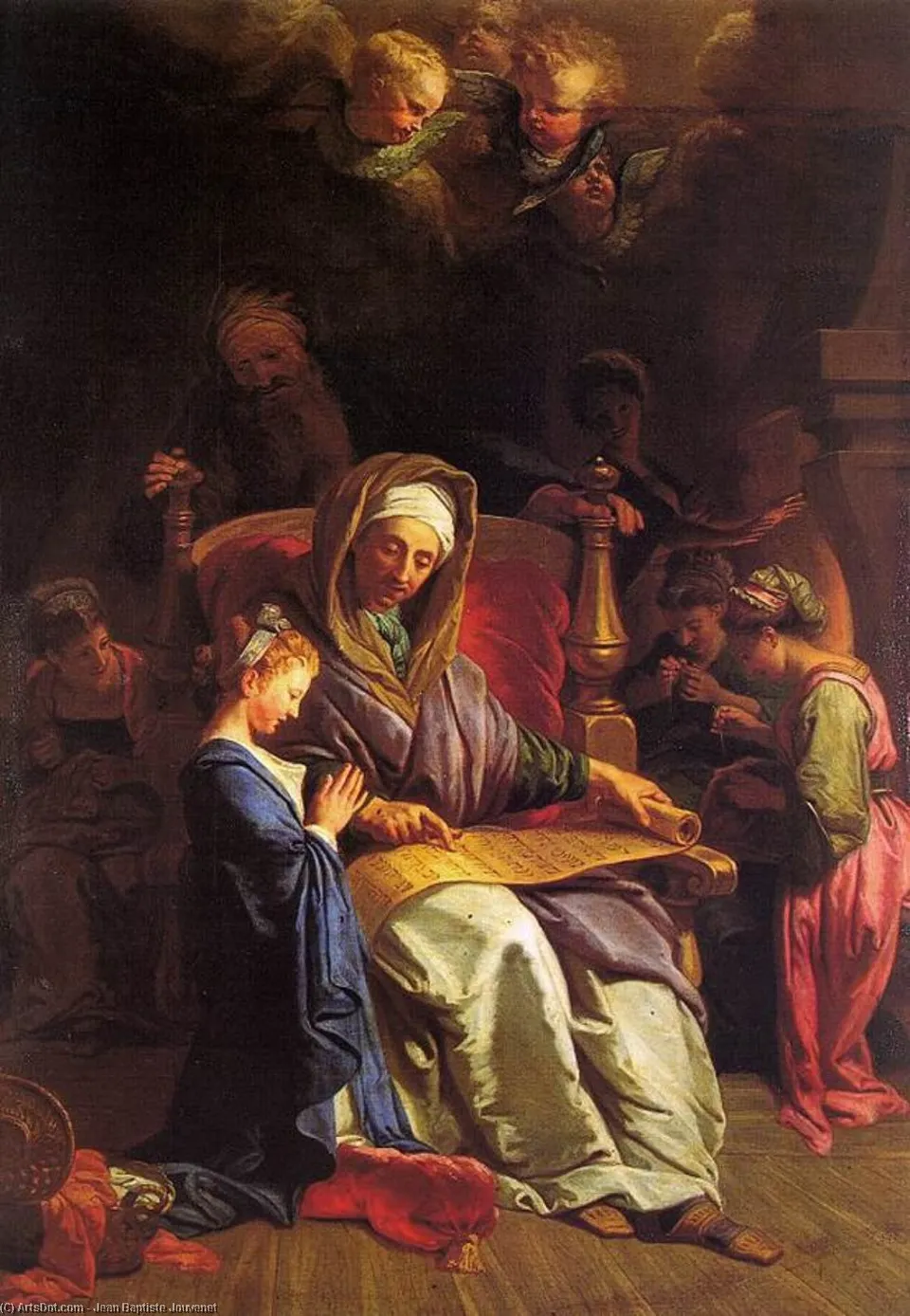 The Education Of The Virgin — Жан-батист Жувенэ
