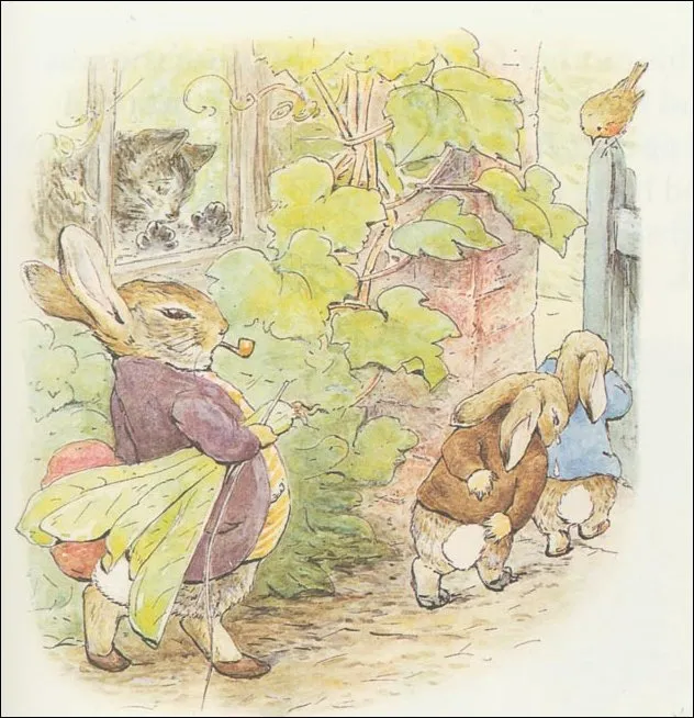 Benjamin Bunny 25a - (11x11) — Beatrix Potter