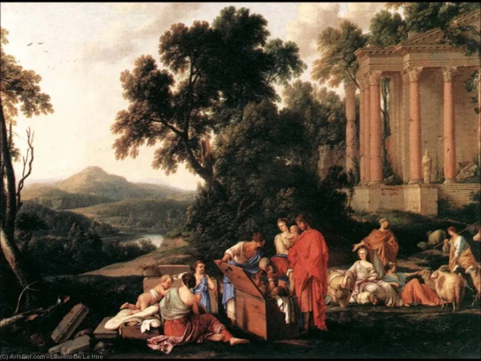 Laban Searching Jacob's Bagagge For The Stolen Idols — Лоран Де Ла Гир