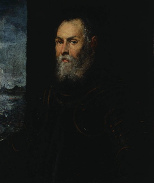 Portrait Of A Venetian Admiral — Тинторетто