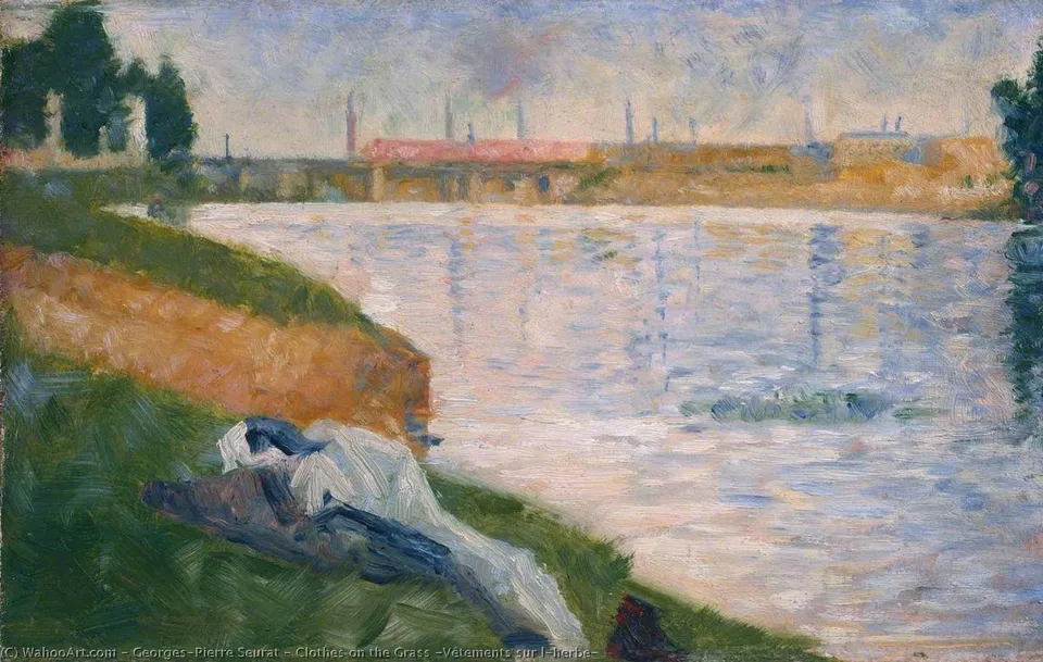Clothes On The Grass (vêtements Sur L'herbe) — Georges Pierre Seurat