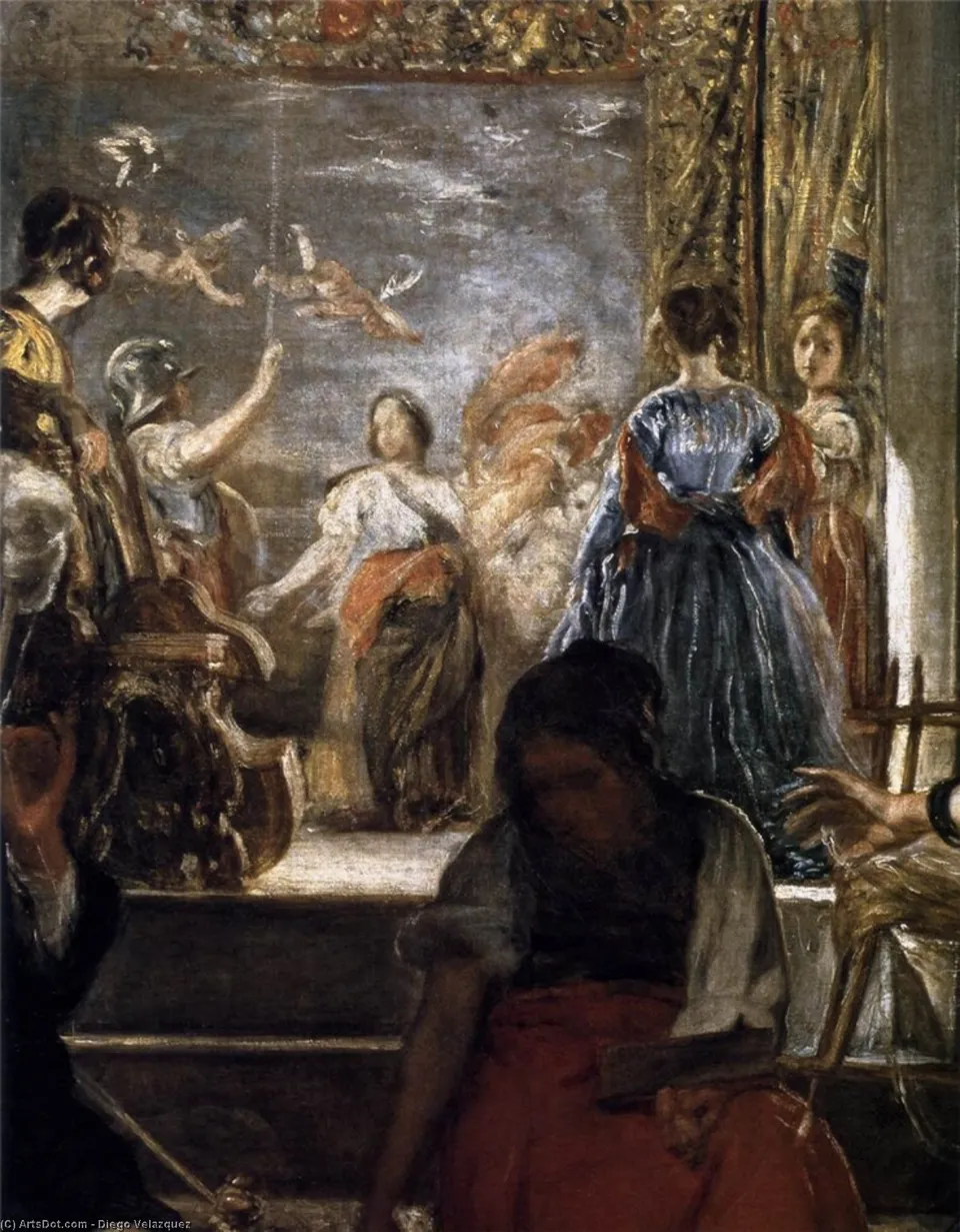 The Fable Of Arachne (detail) — Диего Родригес Де Сильва И Веласкес