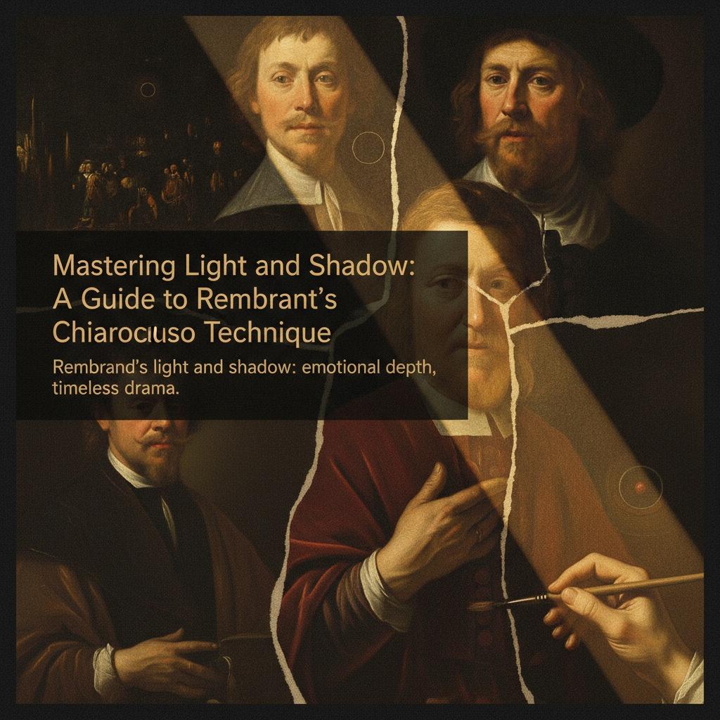 Mastering Light and Shadow: A Guide to Rembrandt's Chiaroscuro Technique