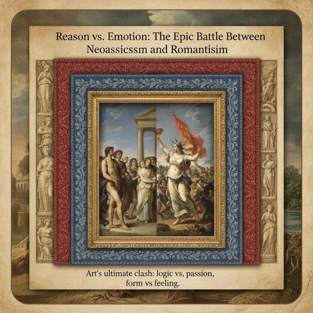 Reason vs. Emotion: The Epic Battle Between Neoclassicism and Romanticism