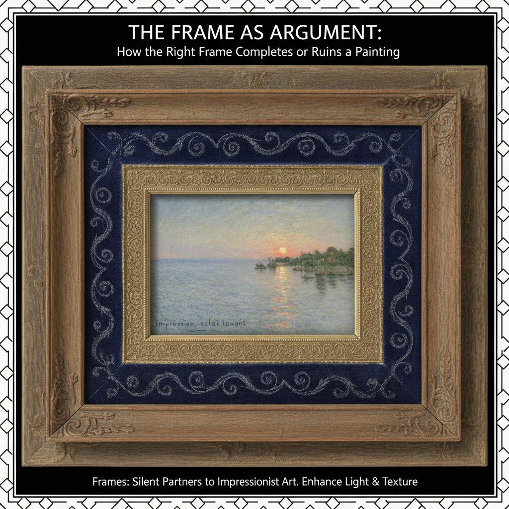 The Frame as Argument: How the Right Frame Completes or Ruins a Painting