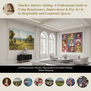 Timeless Interior Styling: A Professional Guide to Using Renaissance, Impressionist & Pop Art in Hospitality and Corporate Spaces