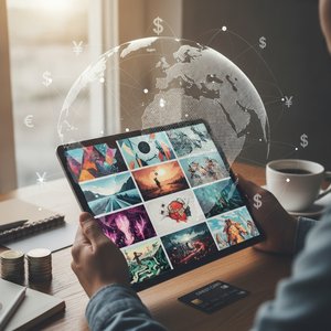 Digitales Kunstwerk verkaufen: Eigene Preisgestaltung, 100 % Gewinn sichern – ArtsDot macht’s möglich