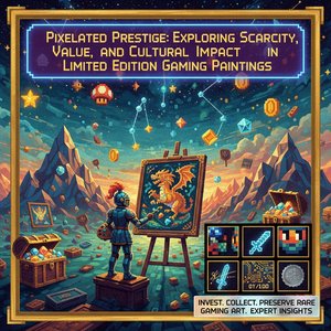 Pixelated Prestige: Exploring Scarcity, Value, and Cultural Impact in Limited Edition Gaming Paintings