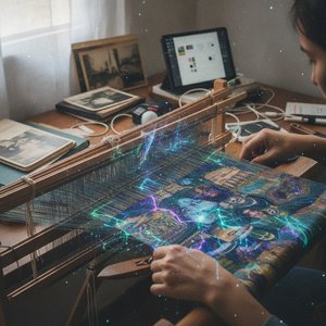 The New Avant-Garde: Transforming Digital Memories into Bespoke AI-Textured Textile Masterpieces