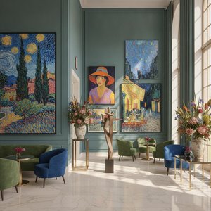 Post-Impressionism Guide: Bold Colors and Expressive Masterpieces for Professional Hotel Decorators
