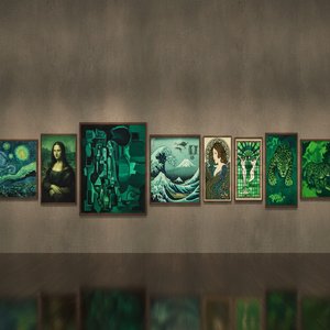 10 Iconic Masterpieces Defined by Deep Phthalo Green Tones