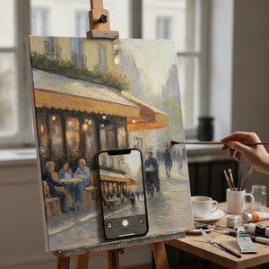 From iPhone Pixels to Impressionist Masterpieces: Transform Your Cherished Memories into Timeless Oil Paintings