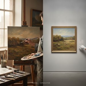 ArtsDot.com F.A.Q.: Original Masterpieces vs. Our Hand-Painted Oil Reproductions