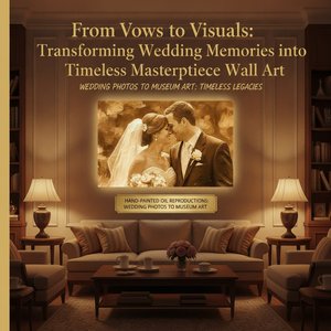 From Vows to Visuals: Transforming Wedding Memories into Timeless Masterpiece Wall Art
