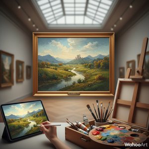 From Pixels to Pigment: Transform Your Digital Assets into Museum-Quality Oil Masterpieces with ArtsDot