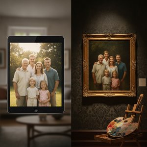 ArtsDot.com F.A.Q.: The Art of Commissioning Timeless Custom Family Portraits from Your Private Archives