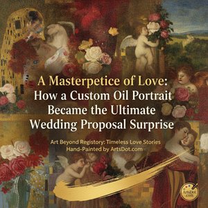 Art as a Proposal: A Surprise Portrait & Lasting Memory for Newlyweds