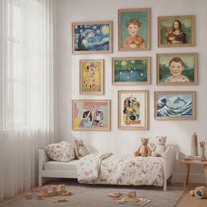10 Iconic Masterpieces to Transform Your Child's Bedroom Decor