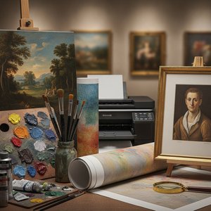 ArtsDot.com F.A.Q.: The Connoisseur's Guide to Premium Art Mediums: Hand-Painted Oils, Giclée & Fine Art Prints