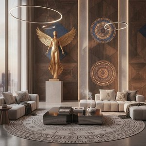 Divine Energy: The Bold Rise of Sacred Iconography in High-Impact Modern Interiors
